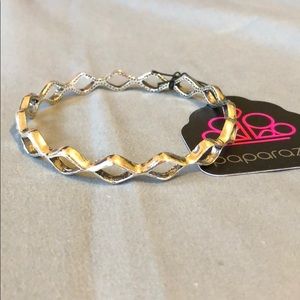 Silver Bangle Bracelet.